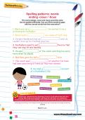 Spelling patterns: words ending -cious / -tious football worksheet Spelling patterns: words ending -cious / -tious football worksheet