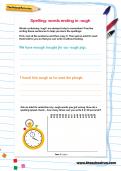 Spelling patterns: words ending in -ough Spelling patterns: words ending in -ough