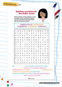 Spelling wordsearch: the suffix -hood Spelling wordsearch: the suffix -hood
