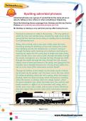 Spotting adverbial phrases worksheet Spotting adverbial phrases worksheet