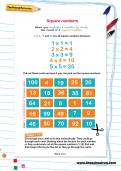 Square numbers Square numbers