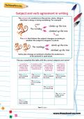 Subject and verb agreement in writing worksheet Subject and verb agreement in writing worksheet