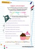 Subject, verb and object worksheet Subject, verb and object worksheet
