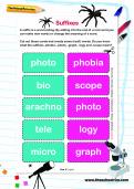 Suffixes worksheet Suffixes worksheet