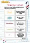 Temperature and heat worksheet Temperature and heat worksheet