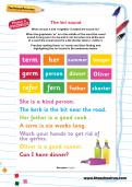 The /er/ sound worksheet The /er/ sound worksheet