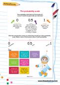The probability scale worksheet The probability scale worksheet