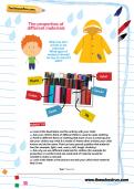 The properties of different materials The properties of different materials