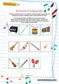 The science of making music worksheet The science of making music worksheet