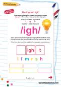 The trigraph ‘igh’ worksheet The trigraph ‘igh’ worksheet