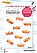 Understand odd and even numbers worksheet Understand odd and even numbers worksheet