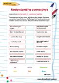 Understanding connectives worksheet Understanding connectives worksheet