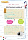 Using ellipsis in stories worksheet Using ellipsis in stories worksheet