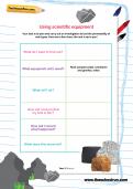 Using scientific equipment worksheet Using scientific equipment worksheet