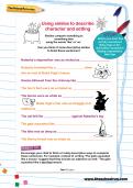 Using similes to describe character and setting Using similes to describe character and setting