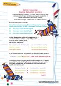 Verbal reasoning worksheet: Logical deduction practice Verbal reasoning worksheet: Logical deduction practice