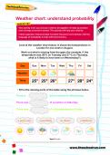 Weather chart: understand probability Weather chart: understand probability