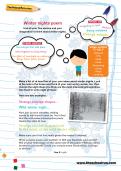 Winter nights poem worksheet Winter nights poem worksheet