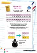 WordMaths: synonyms puzzle WordMaths: synonyms puzzle