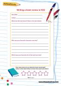 Writing a book review in KS2 template Writing a book review in KS2 template