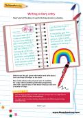 Writing a diary entry worksheet Writing a diary entry worksheet