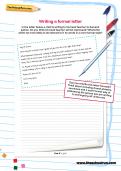 Writing an informal letter worksheet Writing an informal letter worksheet