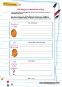 Writing an adventure story worksheet Writing an adventure story worksheet