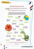 Writing compound words worksheet Writing compound words worksheet