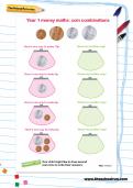 Coin math worksheets 1st grade