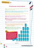Y2 subtraction word problems football worksheet Y2 subtraction word problems football worksheet