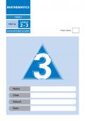 Optional SATs papers: Y3 maths 2006 Optional SATs papers: Y3 maths 2006