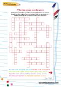 Y4 criss-cross word puzzle Y4 criss-cross word puzzle