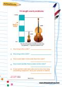 Y4 length word problems worksheet Y4 length word problems worksheet