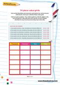 Y4 place value grids Y4 place value grids