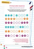 Y4 tricky number sequences worksheet Y4 tricky number sequences worksheet