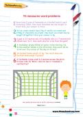 Y5 measures word problems football worksheet Y5 measures word problems football worksheet