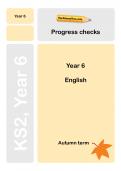 Y6 English Progress checks, TheSchoolRun Y6 English Progress checks, TheSchoolRun