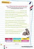 Year 2 Cloze test: the cat and the mice Year 2 Cloze test: the cat and the mice