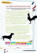 Year 3 Cloze test: the dog and the rooster Year 3 Cloze test: the dog and the rooster