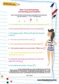 Year 3 proofreading: correcting punctuation worksheet Year 3 proofreading: correcting punctuation worksheet