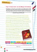 Year 4 Cloze test: Jo and Meg’s Christmas Year 4 Cloze test: Jo and Meg’s Christmas