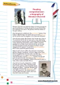 Reading comprehension resources