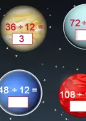 Learning division facts for the 12 times table tutorial