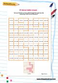 8 times table maze worksheet