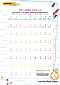 9 times table timed test
