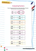 Comparing fractions worksheet