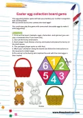 Easter egg collection board game