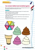 Ice cream tallest and smallest game