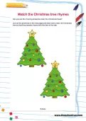 Match the Christmas tree rhymes