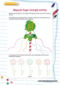 Maypole finger strength activity